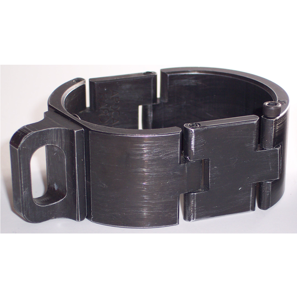 Brushed Black Aluminum Slave Cuffs, image 5