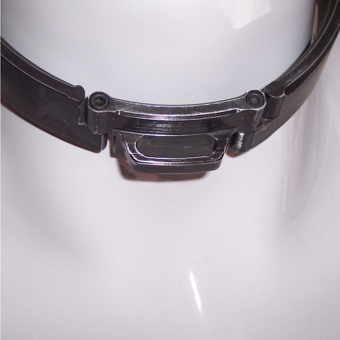 Brushed Black Aluminum Slave collar, image 1